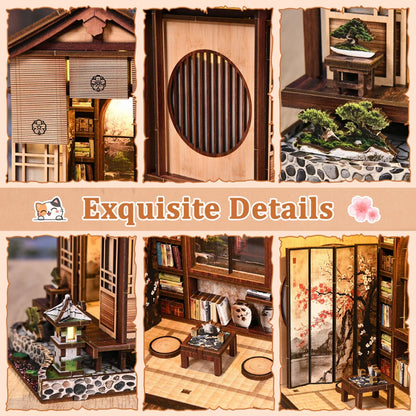 Demon Slayer Inspired Moss-Lantern Harmony Garden DIY Book Nook Kit