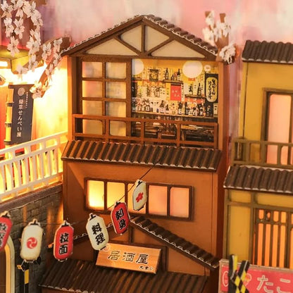 Sakura Holiday Book Nook – DIY Japanese Diorama Kit