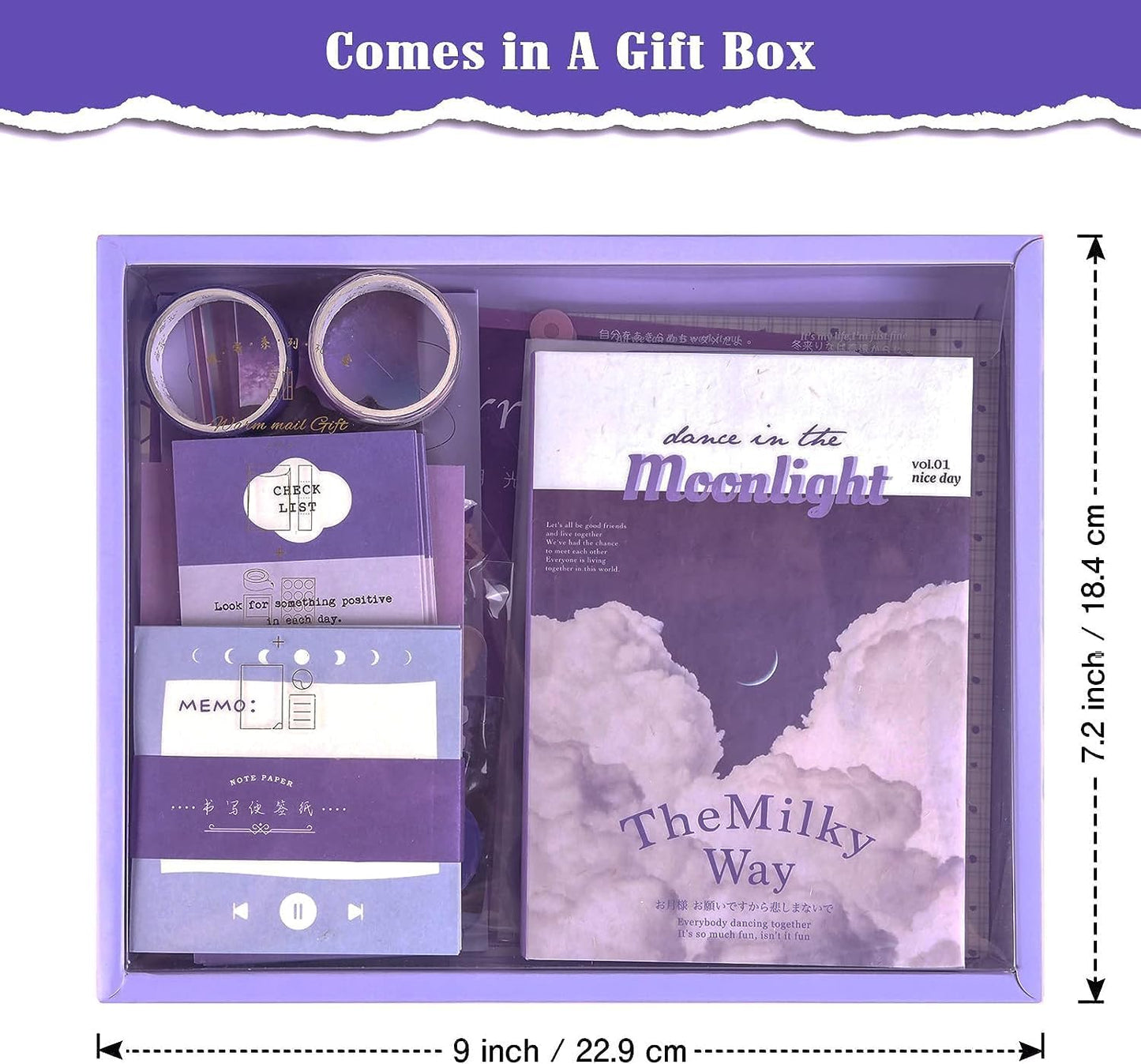 Milky Way Journaling Kit – 346pcs Vintage Aesthetic Scrapbook Supplies