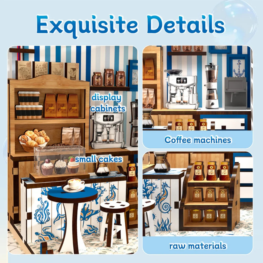 Santorini Sun Coffee DIY Miniature Kit