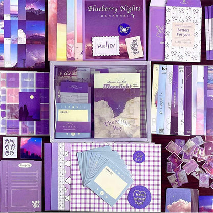 Milky Way Journaling Kit – 346pcs Vintage Aesthetic Scrapbook Supplies