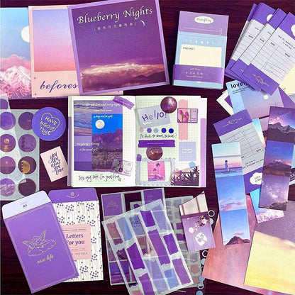 Milky Way Journaling Kit – 346pcs Vintage Aesthetic Scrapbook Supplies
