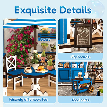Santorini Sun Coffee DIY Miniature Kit
