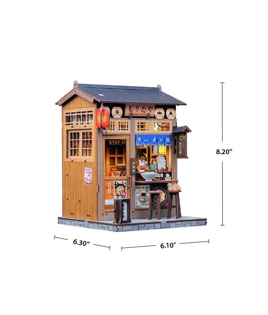 Morita-Ya Japanese Ramen Shop Book Nook DIY Kit