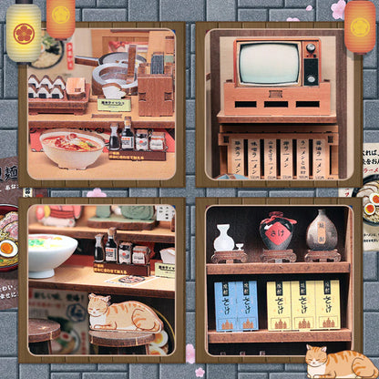 Morita-Ya Japanese Ramen Shop Book Nook DIY Kit
