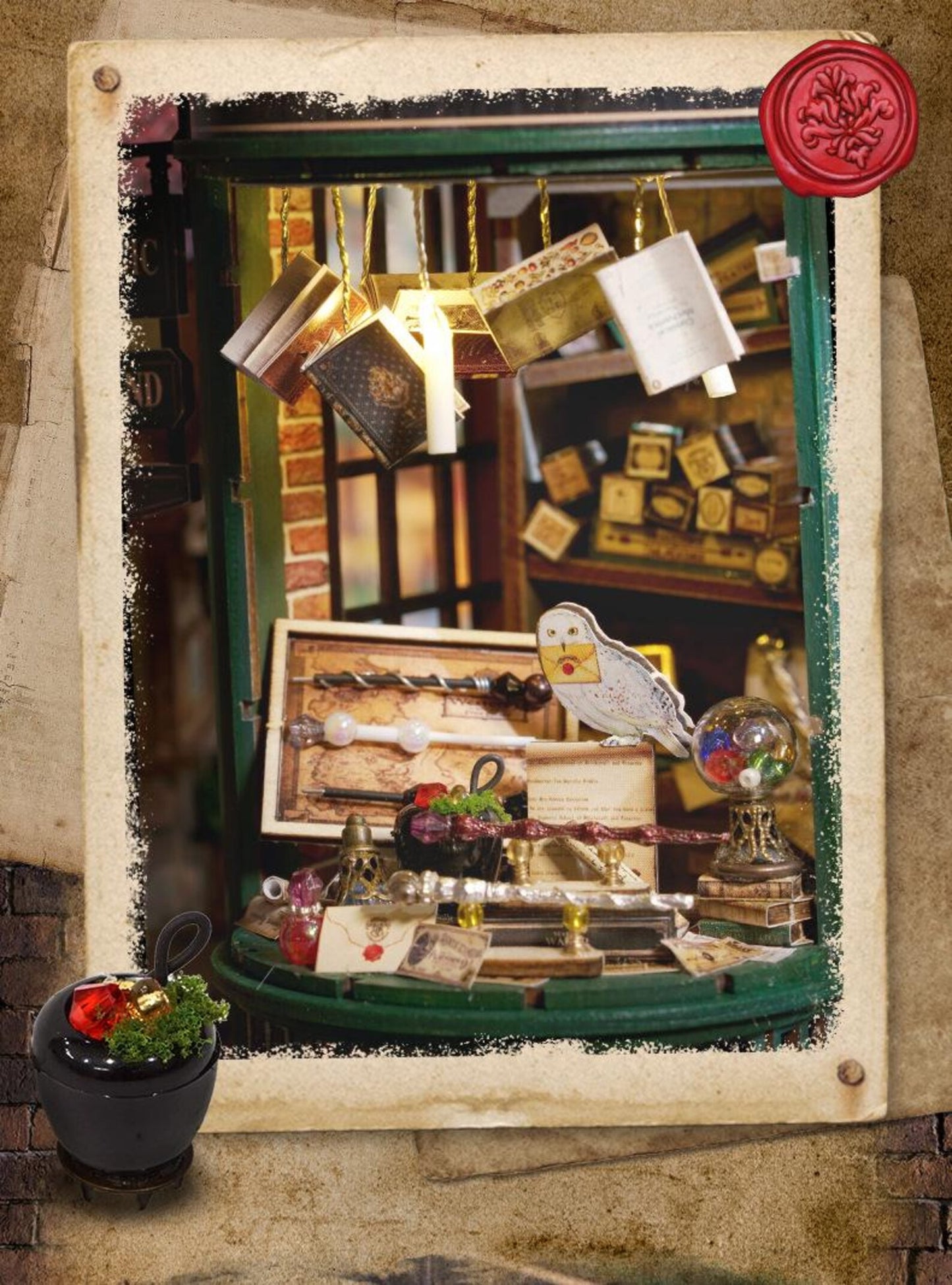 Harry Potter Wand Shop Book Nook – Special Edition