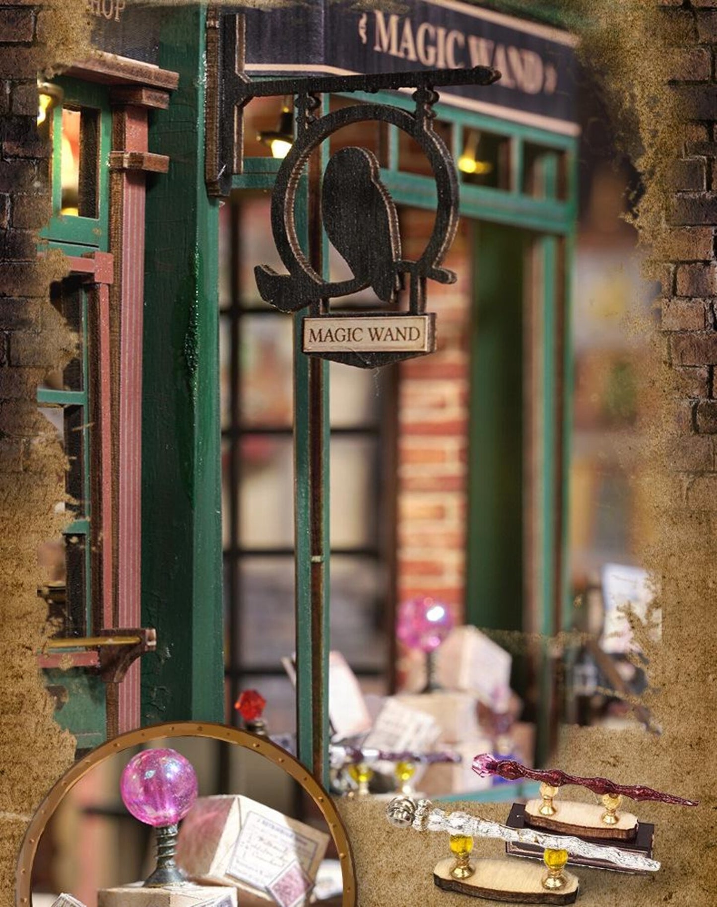 Harry Potter Wand Shop Book Nook – Special Edition