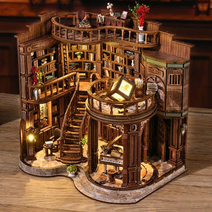 Dreamy Book Hall Library Book Nook DIY Kit