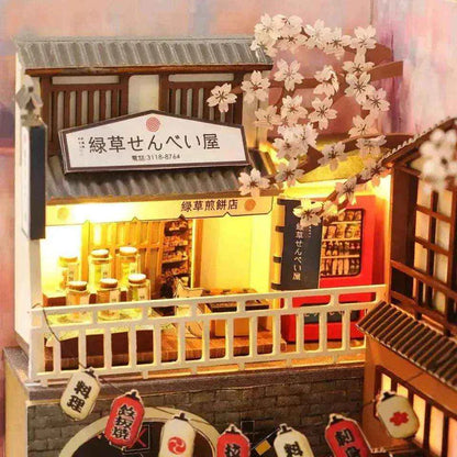 Sakura Holiday Book Nook – DIY Japanese Diorama Kit
